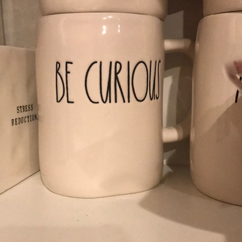 Rae Dunn be curious Mug